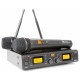 PD-782 Micrófono inalámbrico UHF 2x 8 canales con 2 micros Power Dynamics